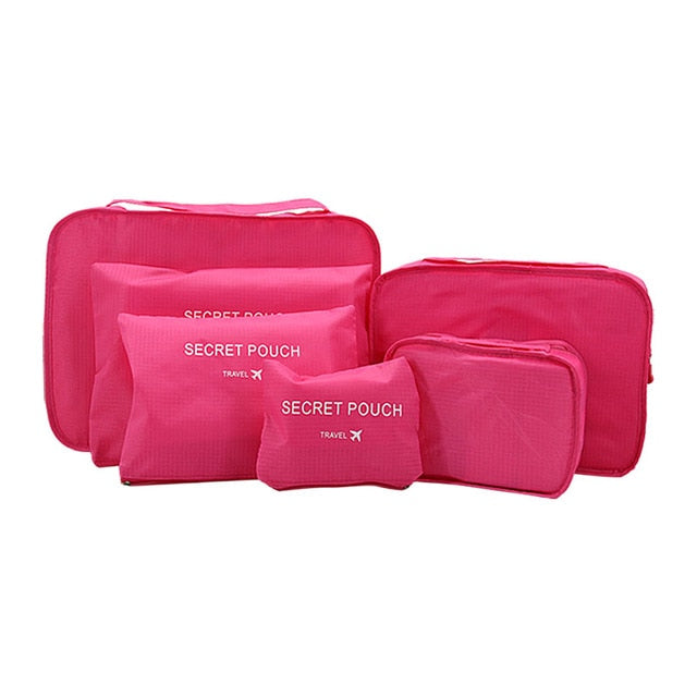 6 pcs Travel Organizer