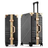 Unisex Retro Style Rolling Luggage