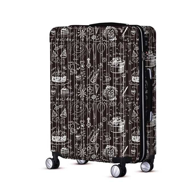 Graffiti Personality Rolling Luggage