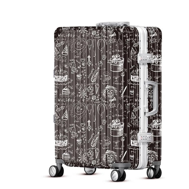 Graffiti Personality Rolling Luggage