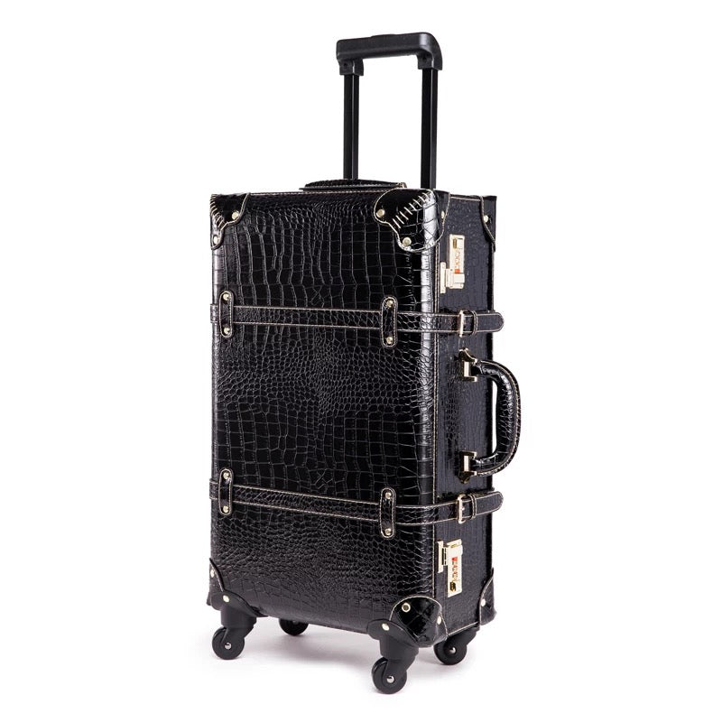 Crocodile Pattern Fashion Suitcase