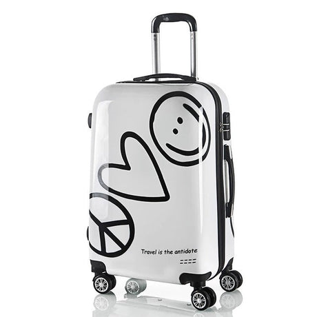 Unisex Cartoon Rolling Luggage