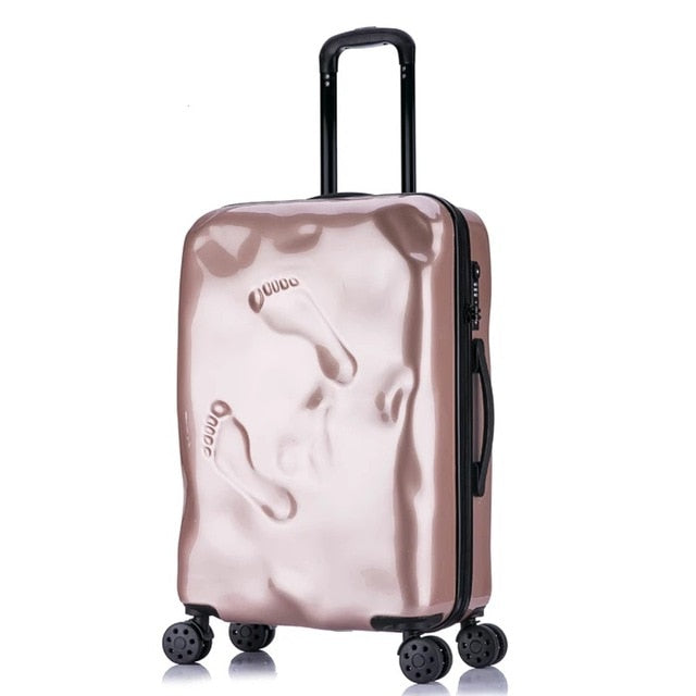 Unisex Hip-Hop Rolling Luggage