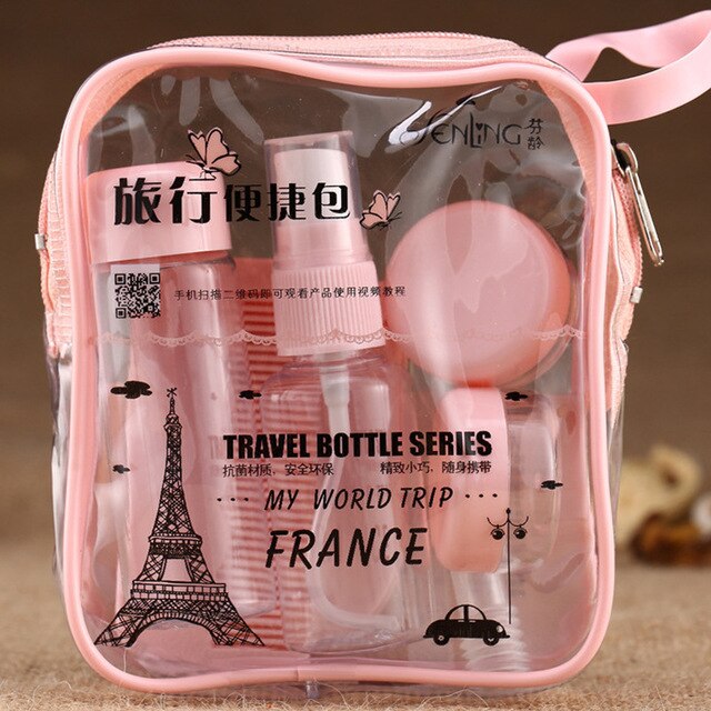 8pc/Set Travel Mini Makeup Organizer