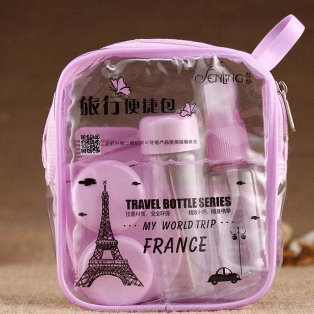 8pc/Set Travel Mini Makeup Organizer