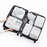 8pcs/set Family Travel Clothes Bags